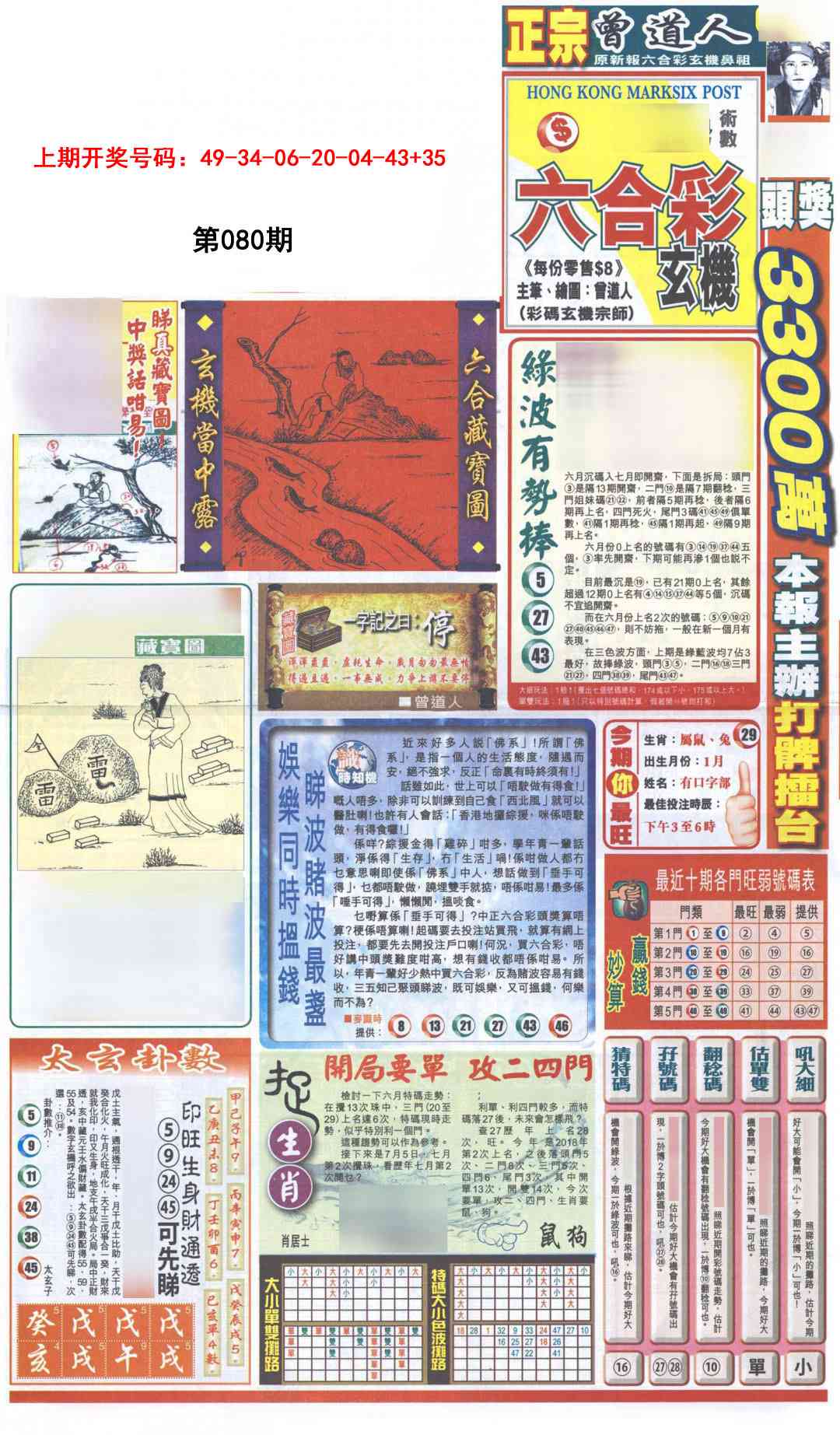 080期新报跑狗A[图]